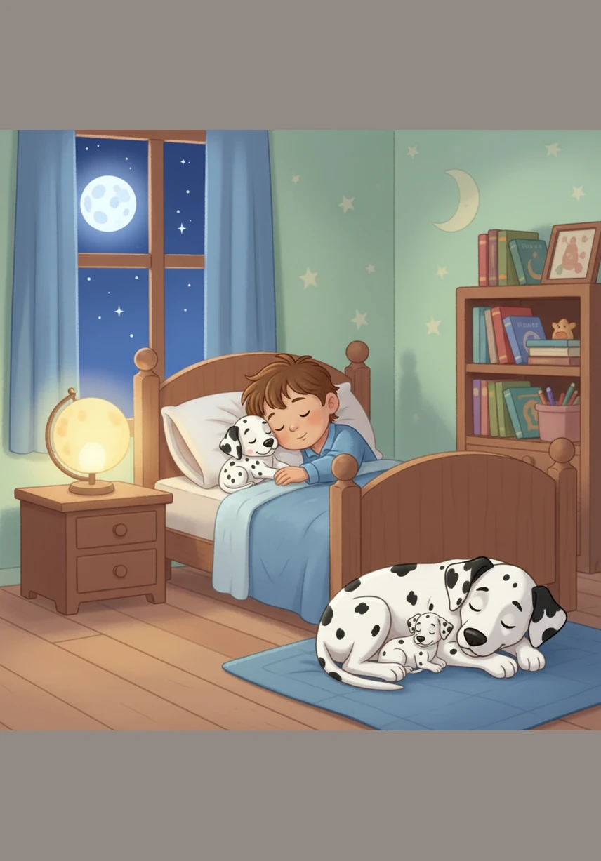 That night, after a long bath and a warm meal, Bobby and Matrix curl up together on their soft bed. As they drift off to sleep, they are already dreaming of what kind of trouble they can find tomorrow.