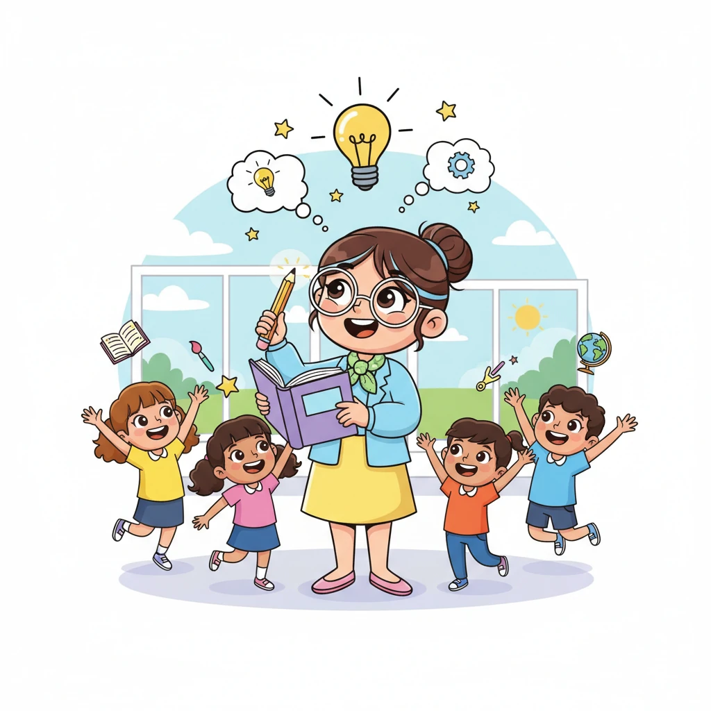 Жас әрі қуанышты мұғалім Айгүлдің басында жарқын идеялар толып жүрді. Ол өзінің керемет сабақтарын бүкіл әлеммен бөліскісі келді, бірақ оны қалай жасау керектігін білмеді. Оның айналасындағы оқушылар да оның ойлары сияқты жарқырап тұрды.