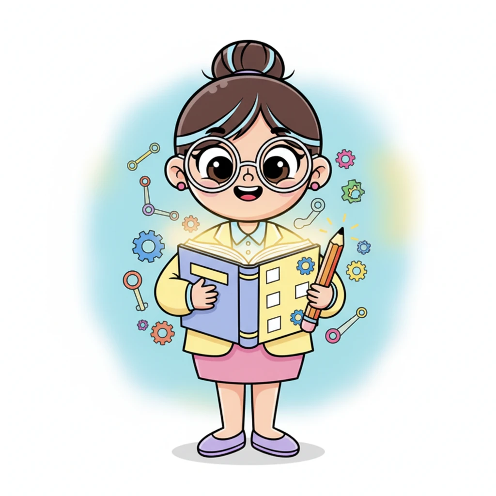 Айгүл құралдың әр бөлімін толтыра бастады. Ол әр бөлімді білім машинасындағы түрлі-түсті тетіктер мен бөлшектерді орналастырғандай елестетті. Оның машинасындағы әрбір тетік білімді жарықтандырып, жарқыратты.