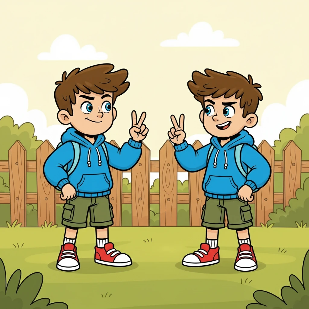 Les jours passèrent, et les doigts d'honneur devinrent leur langage secret, un jeu plein de complicité.  Chaque geste était accompagné de regards espiègles et de sourires échangés. Ce jeu créa une véritable connexion entre eux.