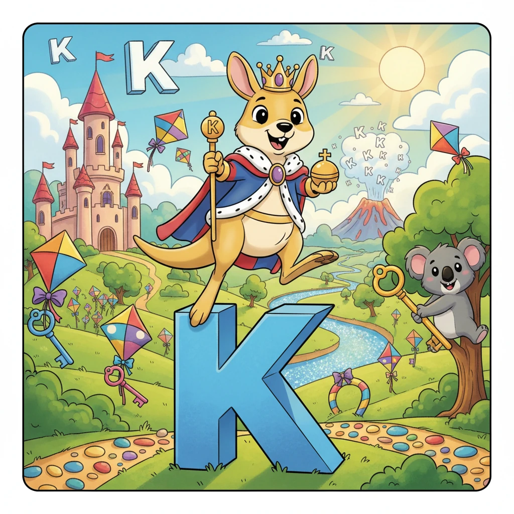 King Koby Kangaroo's K-tastic Day! - animal