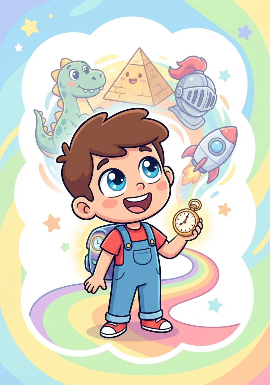 Timmy smiled, his heart full of amazing memories. He knew this was just the beginning of his incredible time-traveling adventures, ready to explore more of history!