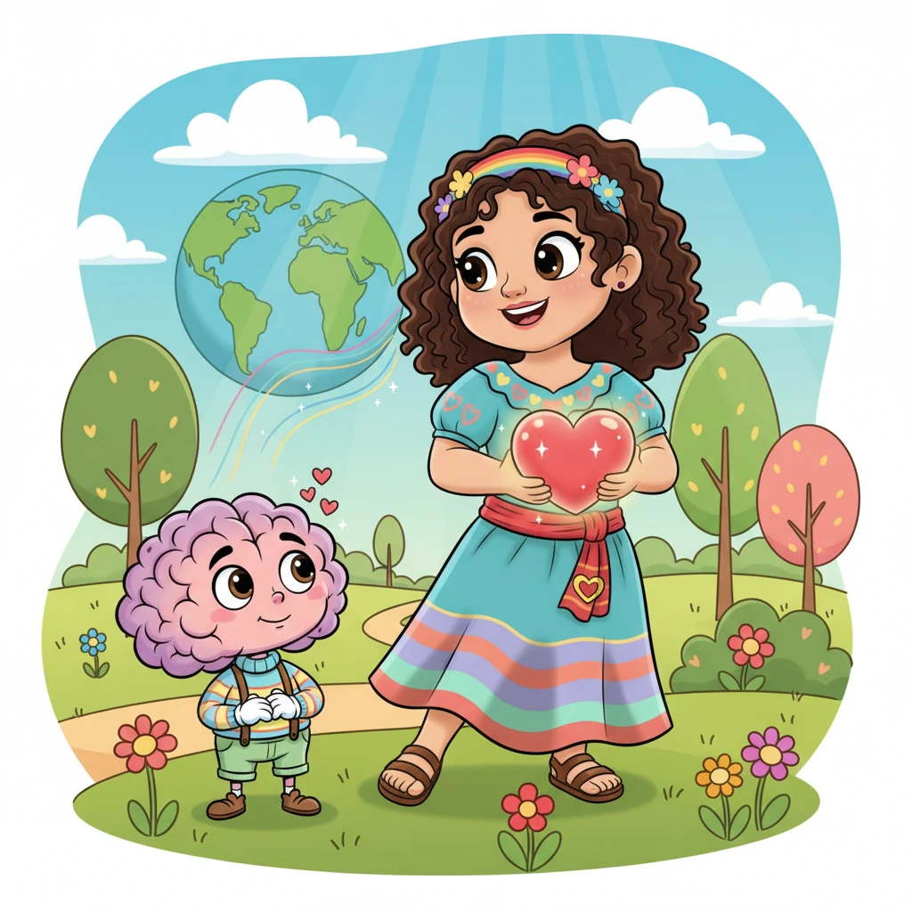 Clara, una niña con un corazón enorme y radiante, siempre quería que todo fuera perfecto y ayudar a todos. Su bondad era tan grande que a veces se sentía como una pequeña heroína, lista para solucionar cualquier problema. Su sonrisa era contagiosa y su espíritu, siempre dispuesto a hacer lo correcto.