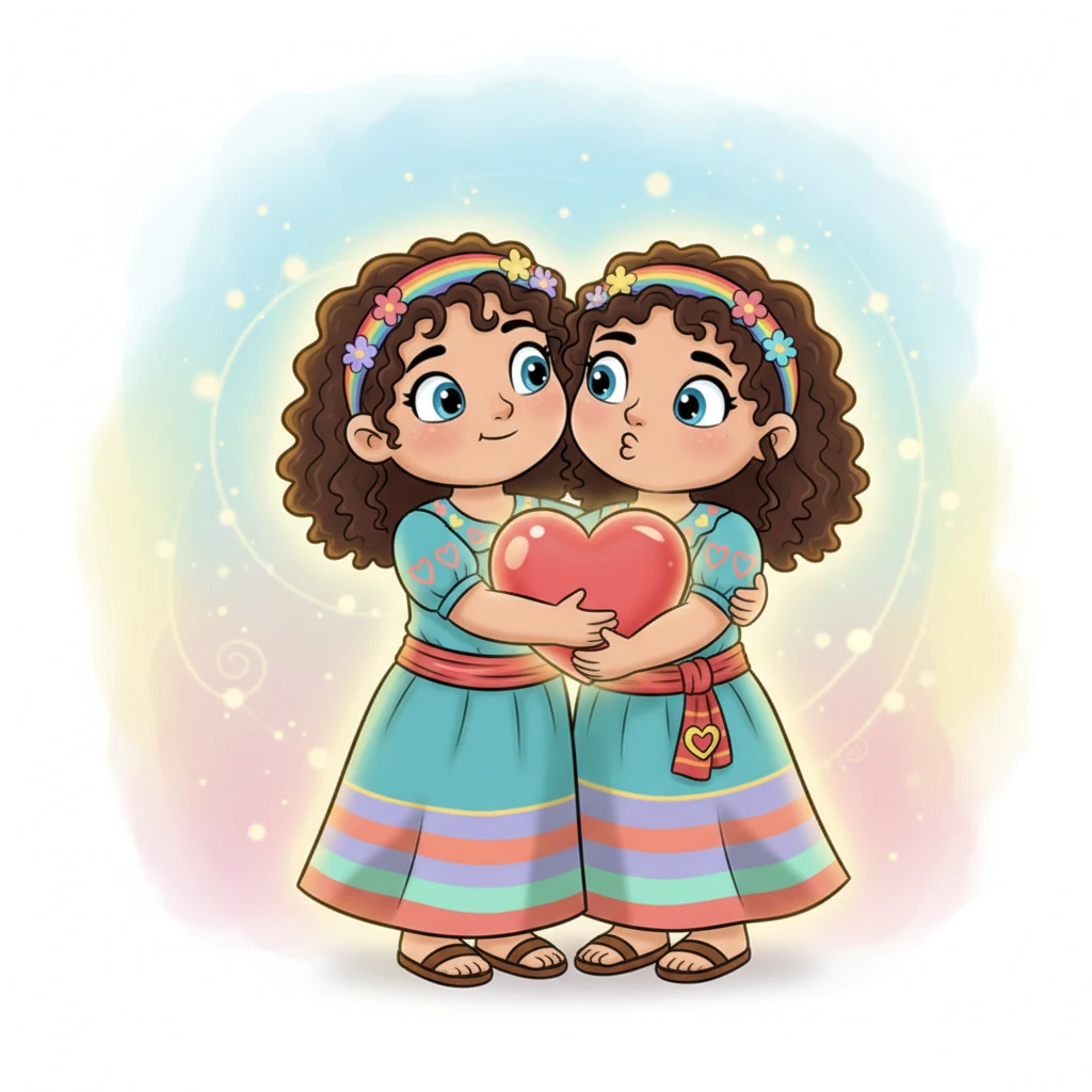 El Corazón Sabio, con una voz suave y tranquilizadora, le preguntó: "¿Tu intención era ayudar?" Clara asintió con un puchero. "Entonces hiciste lo que las personas buenas hacen: intentar ayudar," le aseguró el Corazón Sabio, abrazándola con su cálida luz. "Que no salga como esperas, no cambia tu buena intención."