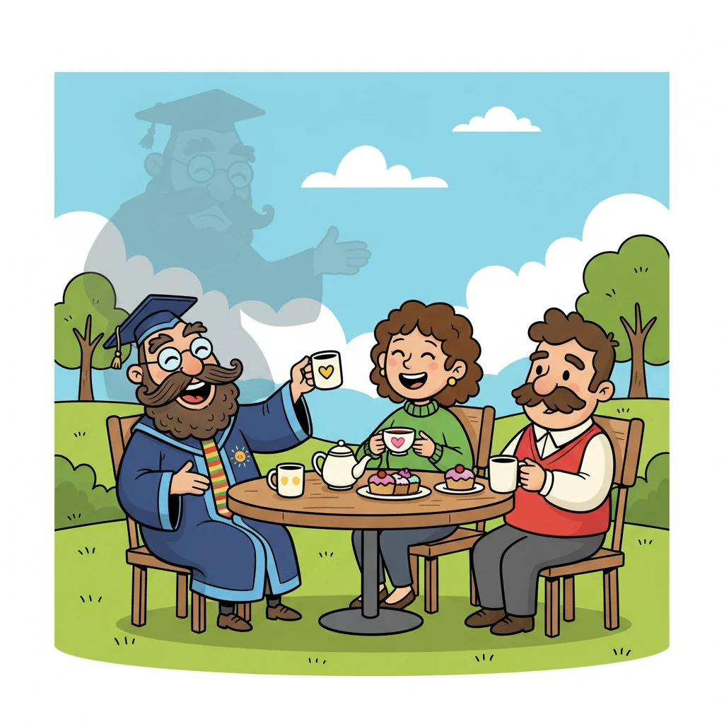 Bebiendo y charlando, las risas de sus amigos intentan calmar la tormenta en su interior. Sin embargo, el recuerdo de ella es una constante, una sombra que se cierne sobre la alegría compartida.