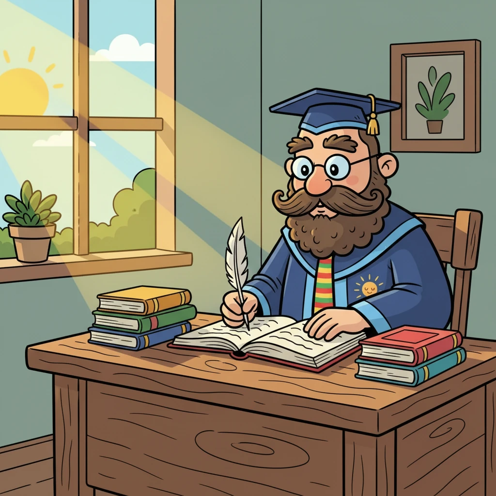 De vuelta en casa, El Filósofo abre su cuaderno y escribe: “Tal vez el camino se ve claro, pero eso no significa que sepa a dónde ir.” El sol de la mañana ilumina su rostro, un nuevo día ha comenzado.