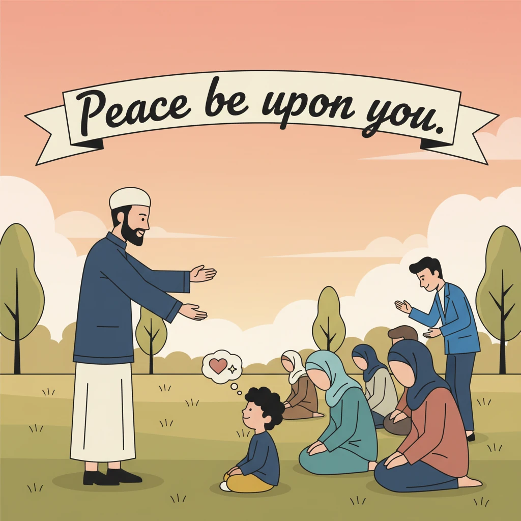 The Imam concludes his khutbah, his hands making a final, sweeping gesture. The congregation shifts slightly, a collective exhale of peace. The strong