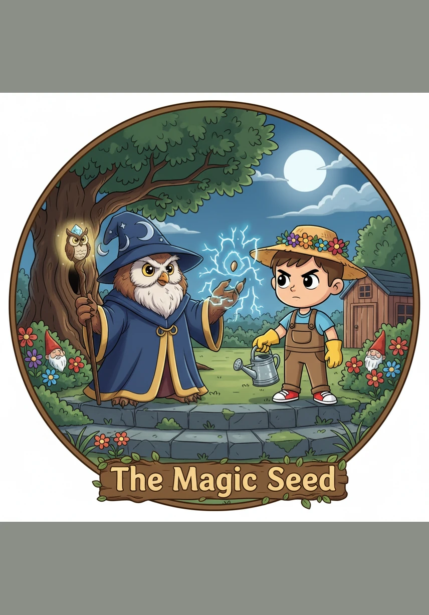 Hoot ruffled his feathers and showed Robin a beautiful vision in the dew drops on a leaf. It showed a world where every bottle and box was given a new life instead of being tossed into the ground.