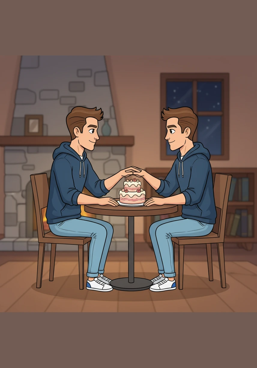 A small cake sits between us as we celebrate this milestone with a gentle, knowing smile. In this quiet moment of connection, I let her know how grateful I am for her heart and the beautiful life we are building together.