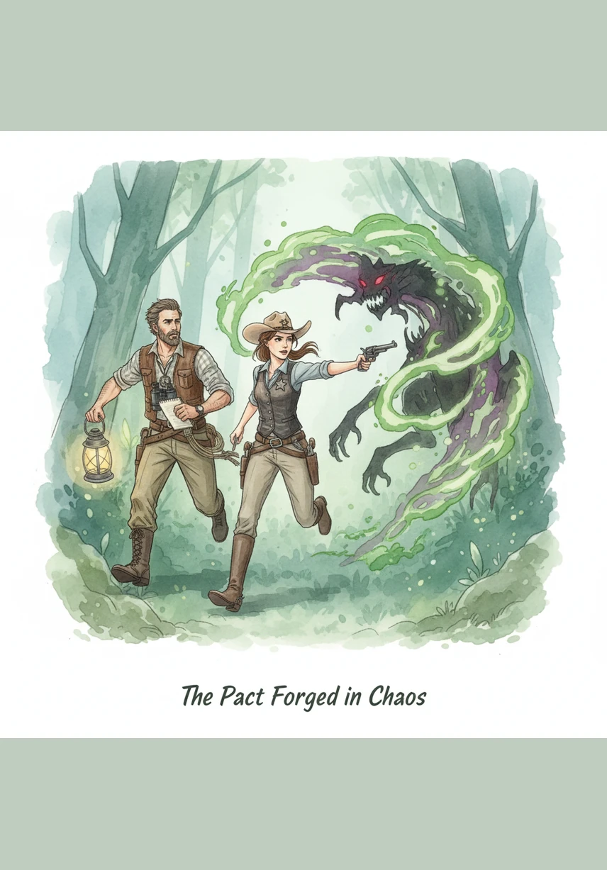 Elias didn't reach for a weapon, but instead grabbed his leather satchel filled with calming herbs and specialized medical tools. He exchanged a determined look with Sarah, knowing that today his skills as a healer were more important than his reputation as a hunter. They ran together toward the chaos, the wind whipping through the streets.