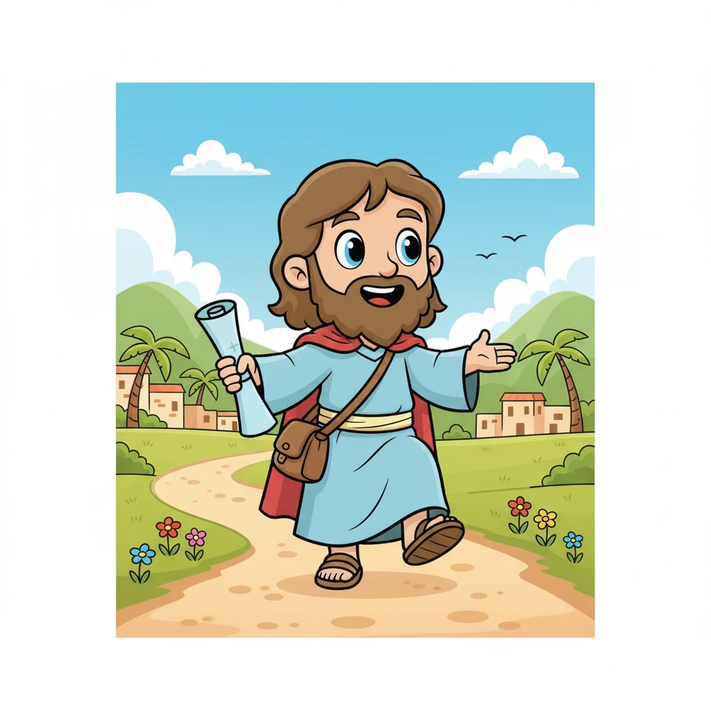 Con il cuore pieno di ricordi e nuove conoscenze, Elia tornò a Nazareth. Aveva visto le meraviglie della sua terra, incontrato persone di ogni tipo e imparato l'importanza della gentilezza. Non era più solo un bambino curioso, ma un piccolo esploratore con una storia da raccontare.