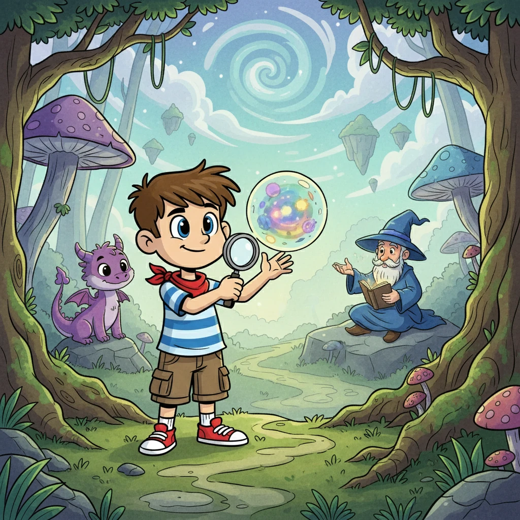 La sphère les transporta à travers différents lieux, leur montrant des mondes extraordinaires. Ils rencontrèrent des êtres fantastiques et apprirent des secrets anciens. Chaque nouvelle expérience renforçait leur lien et leur courage.