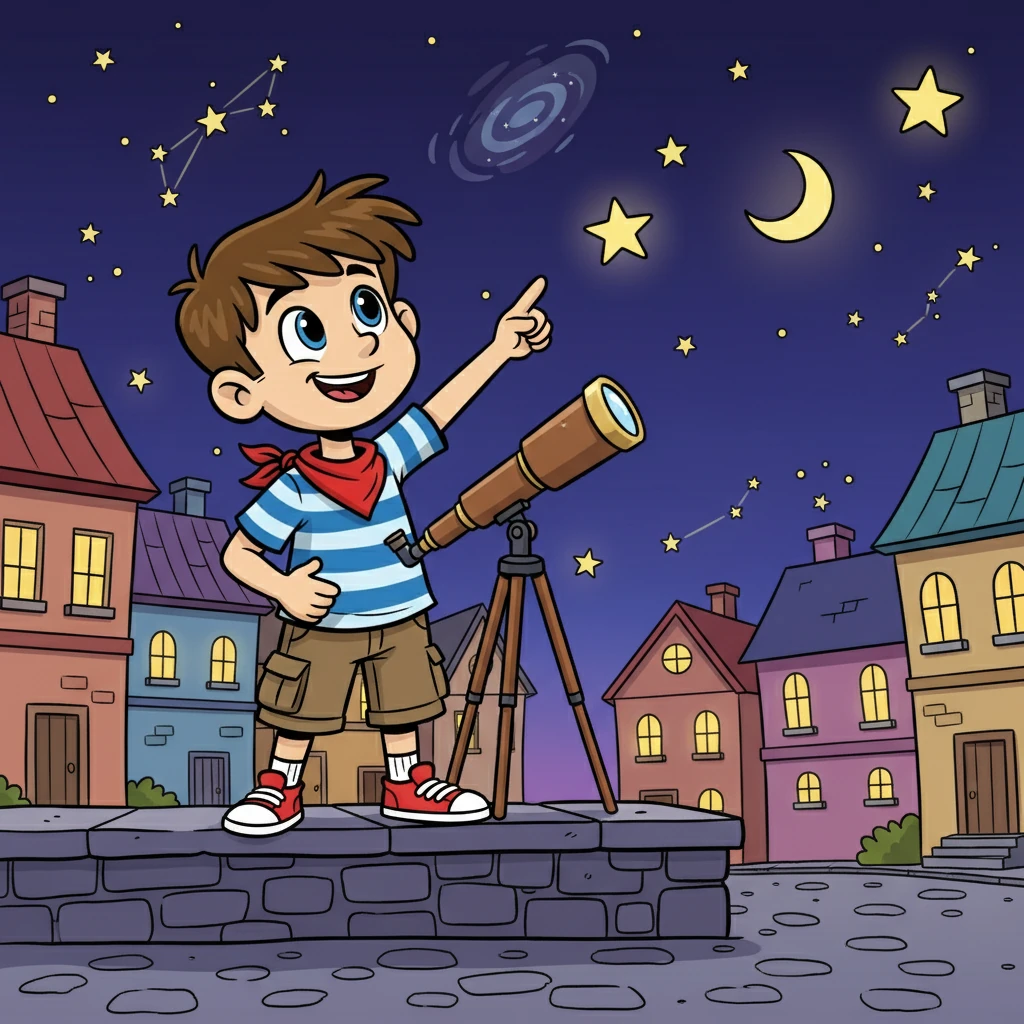 Ils retournèrent au village, le cœur rempli de souvenirs précieux. Ils gardèrent le secret de leur aventure, partageant un lien spécial. Désormais, ils regardaient les étoiles avec une nouvelle perspective, sachant que l'inconnu recelait des merveilles.