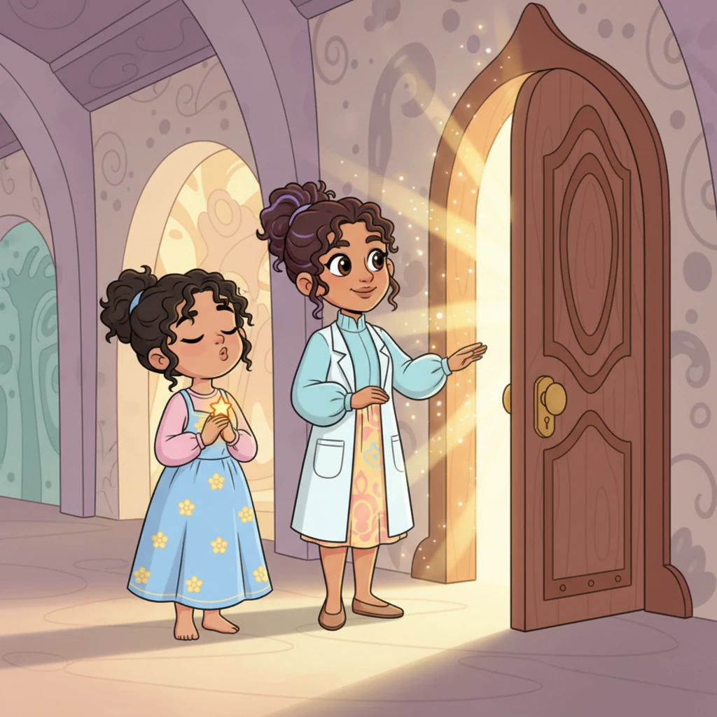 Dr. Mendes gently suggests opening the door to those dark rooms, just a crack, to let some light in. Angela closes her eyes, taking a deliberate, deep breath. A tiny spark of courage ignites within her, signaling her readiness to begin the difficult work of healing.