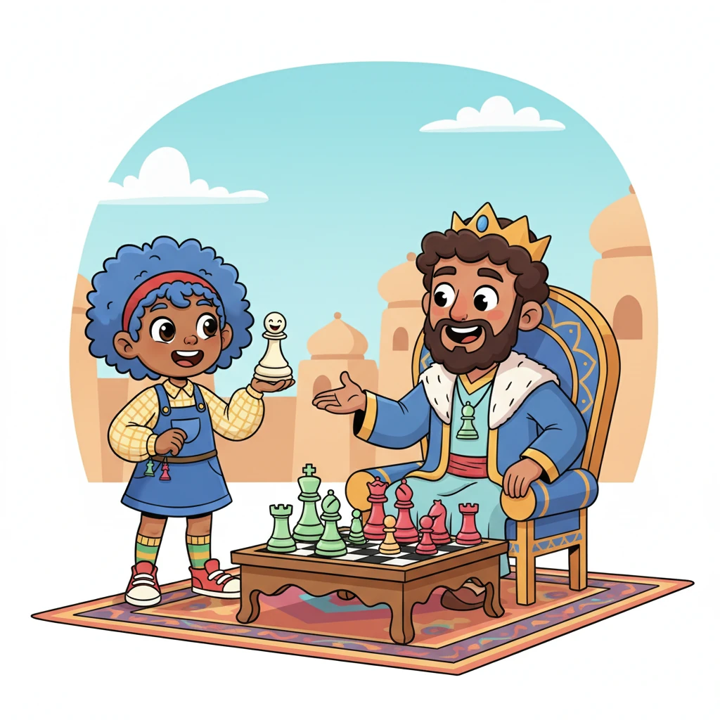 The magical journey continued as the vision shifted to ancient Persia. The pieces saw the king called 'Shah,' and heard whispers of 'Shah mat,' meaning 'the king is helpless.' This ancient phrase, Chessie explained, would one day become the 'checkmate' they would know.