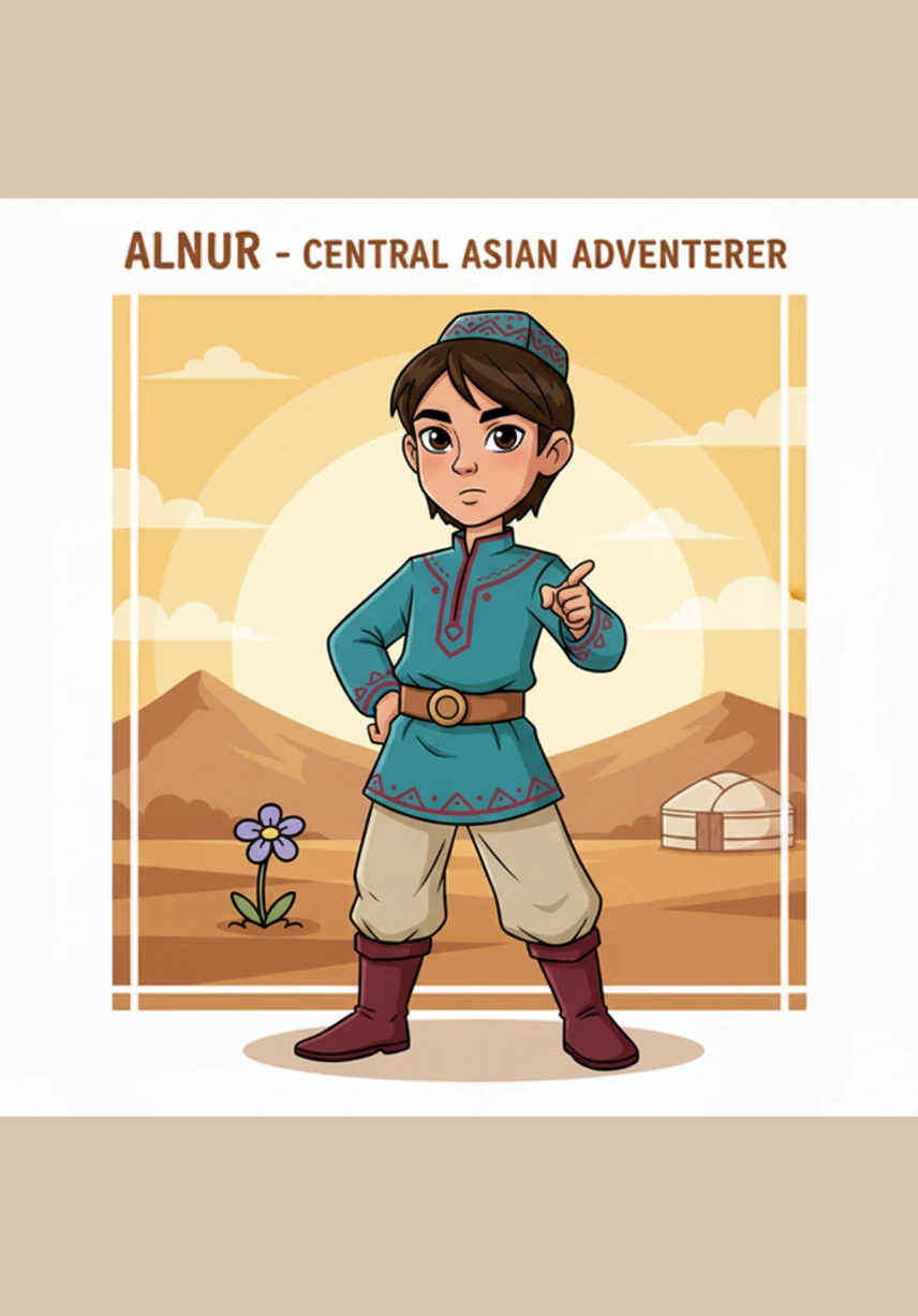 As the sun begins to set, casting a golden glow over the landscape, Alnur feels a deep sense of gratitude for the clean air and the quiet beauty. He understands that by protecting these lands, we are actually protecting the health of the entire world.