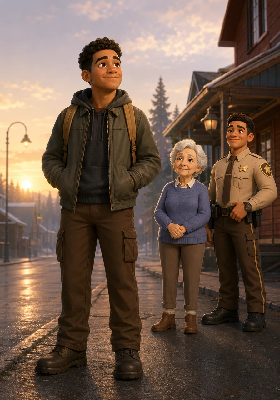 Nineteen-year-old Kevin Walker stands tall at six-foot-one, looking out over the misty morning horizon of Fairbanks. With a proud Afro-Latino heritage reflecting his half-Black and half-Mexican roots, he steps out onto the quiet streets, ready to start his day with purpose.