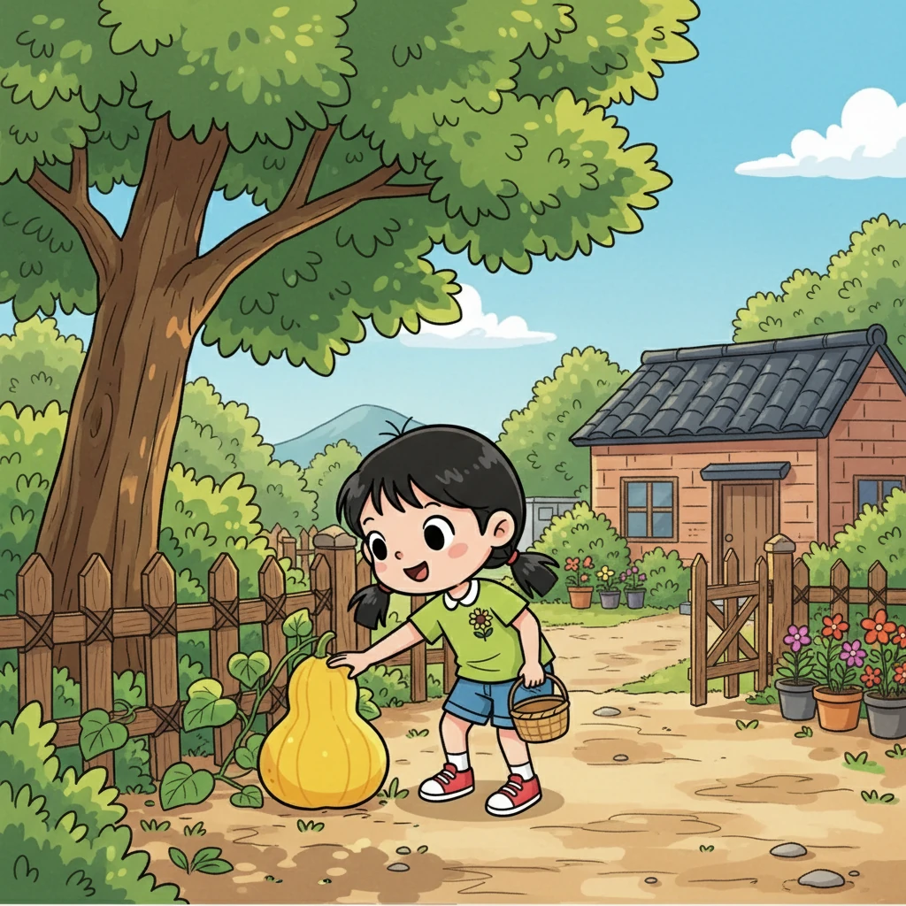 暑假开始了,城市里的小满第一次来到了乡下的姥姥家。阳光洒在绿意盎然的小院里,空气中弥漫着泥土的清香,一切都让小满感到新鲜而好奇。