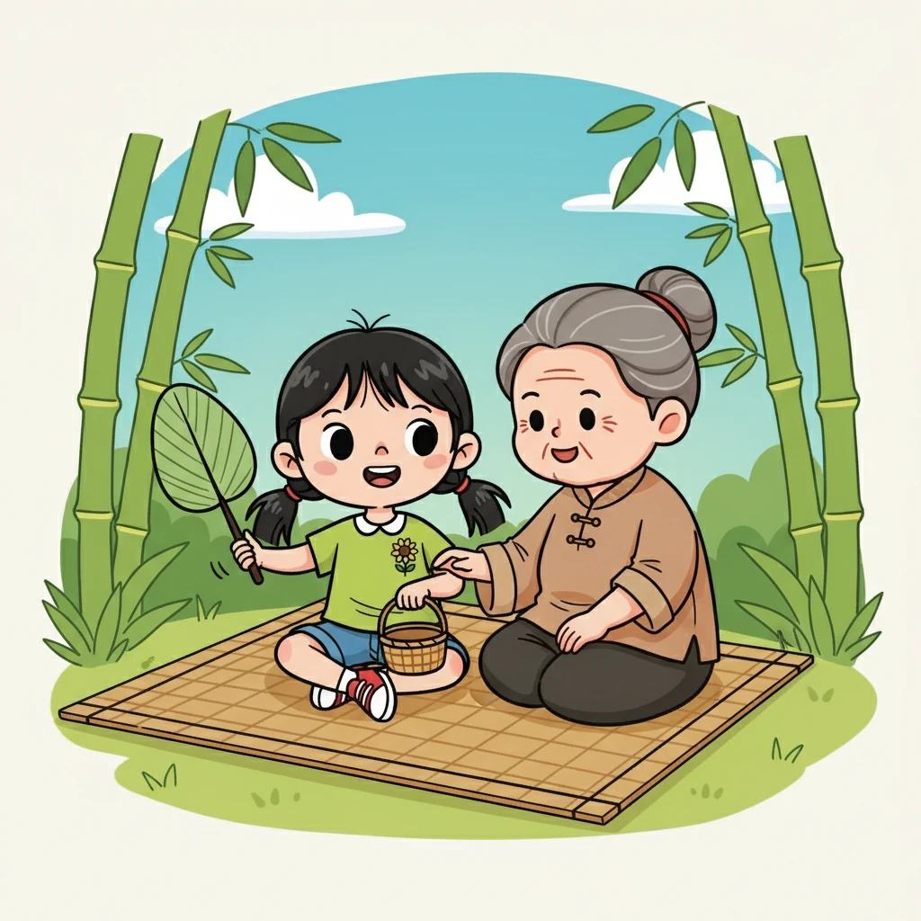 假期结束前,小满把这个充满绿色、蒲扇声和姥姥笑容的夏天,深深地珍藏在心里。她知道,这个夏天将会永远留在她的记忆里,成为最美的回忆。