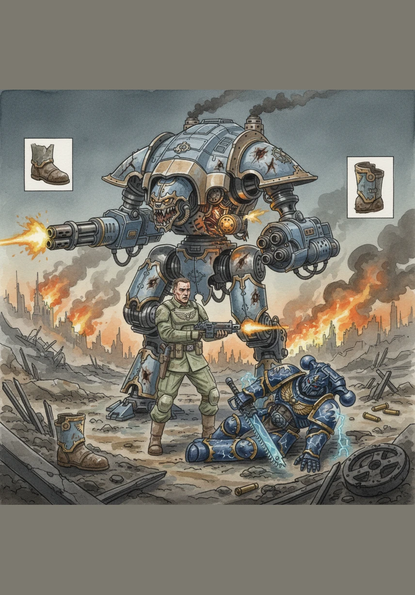 The first volley of the Titan’s fire turns a reinforced bunker into a molten crater of slag and ash. As the screams of his comrades fill the air, Kaelen realizes that their ten cycles of preparation are being dismantled in a matter of seconds.