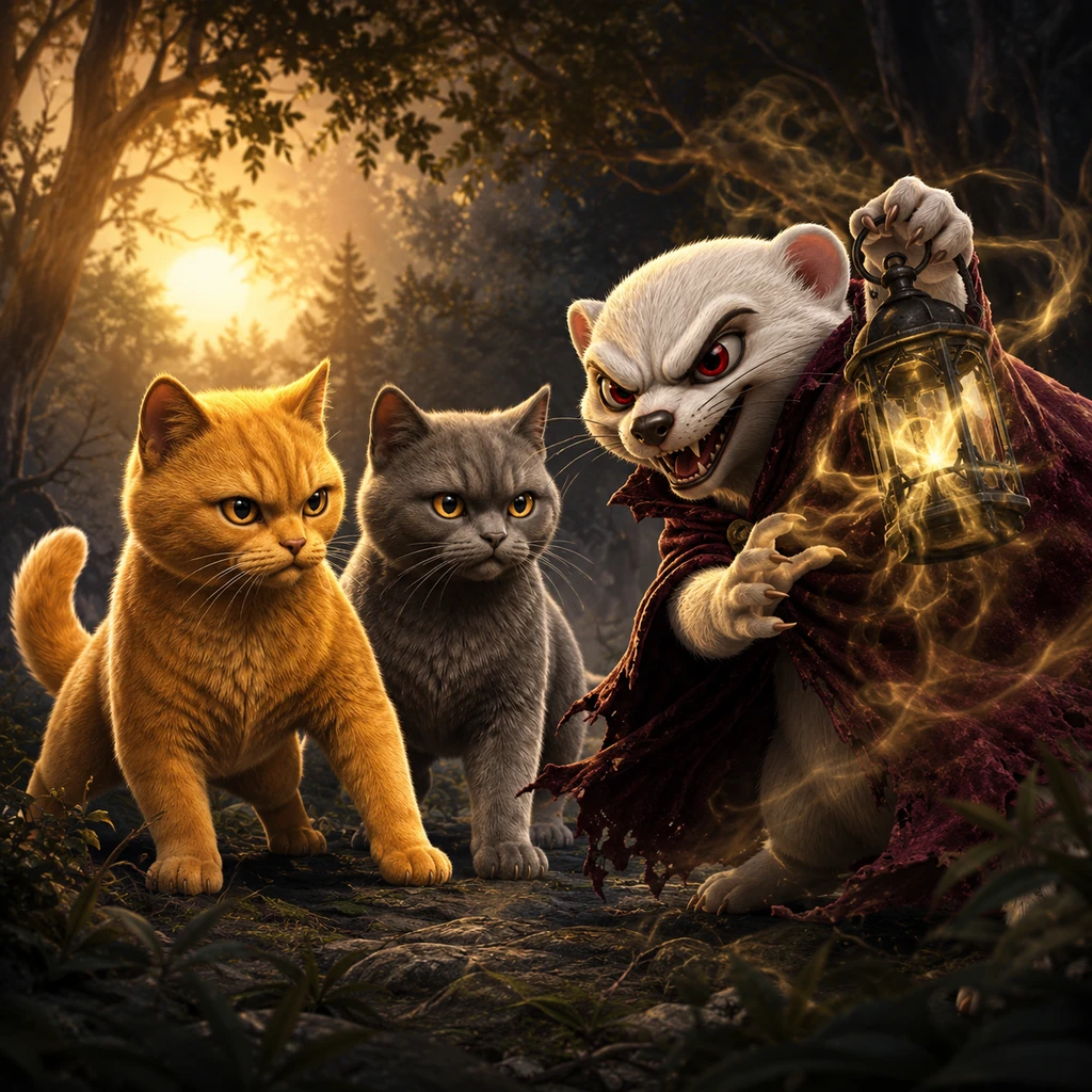 The Golden Spark and the Silver Shadow - Animal stories