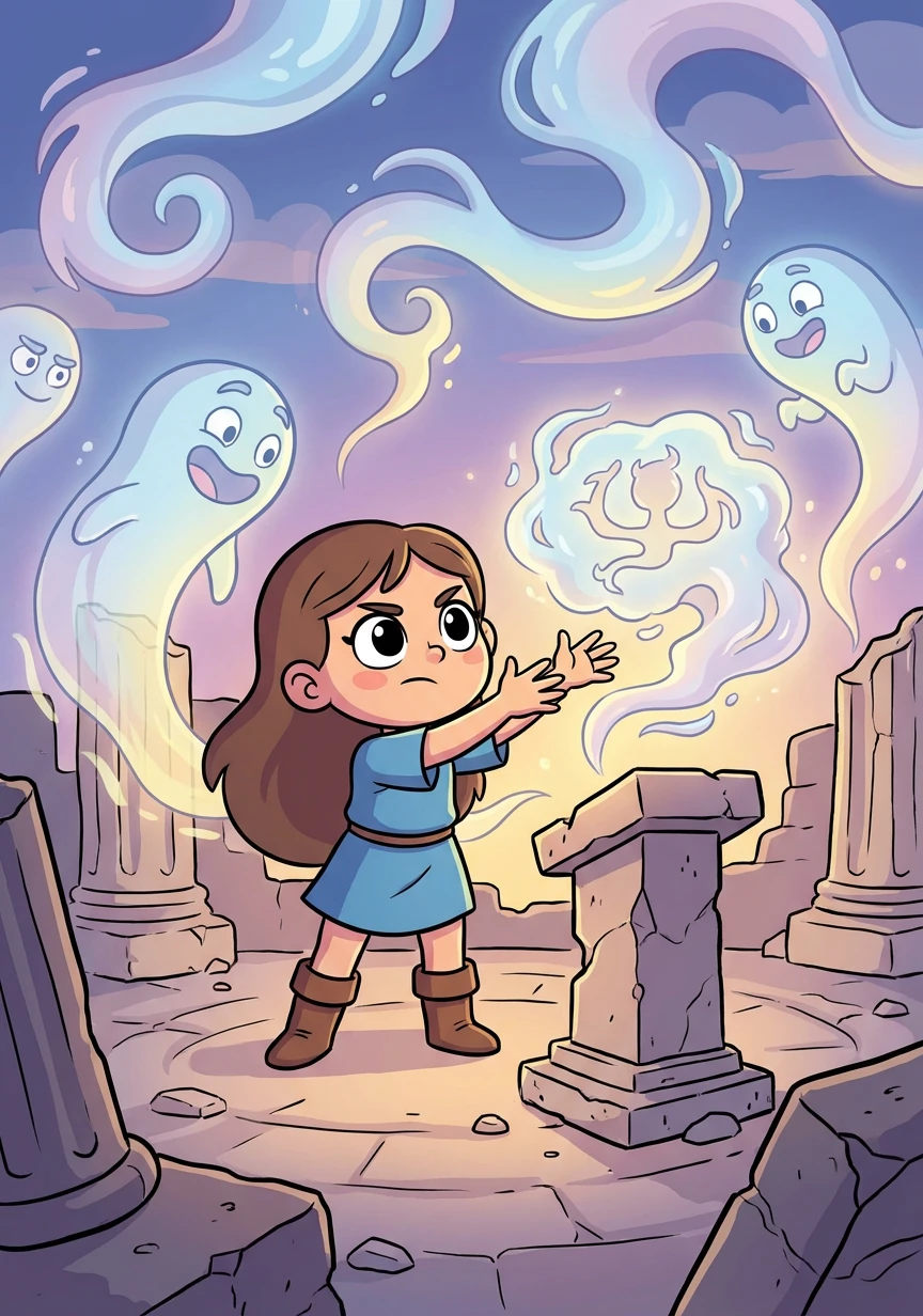 Cirilla, torn between two paths, decides to consult the spirits of her ancestors in the ancient ruins. The spirits reveal a prophecy foretelling a great darkness that only she can stop.