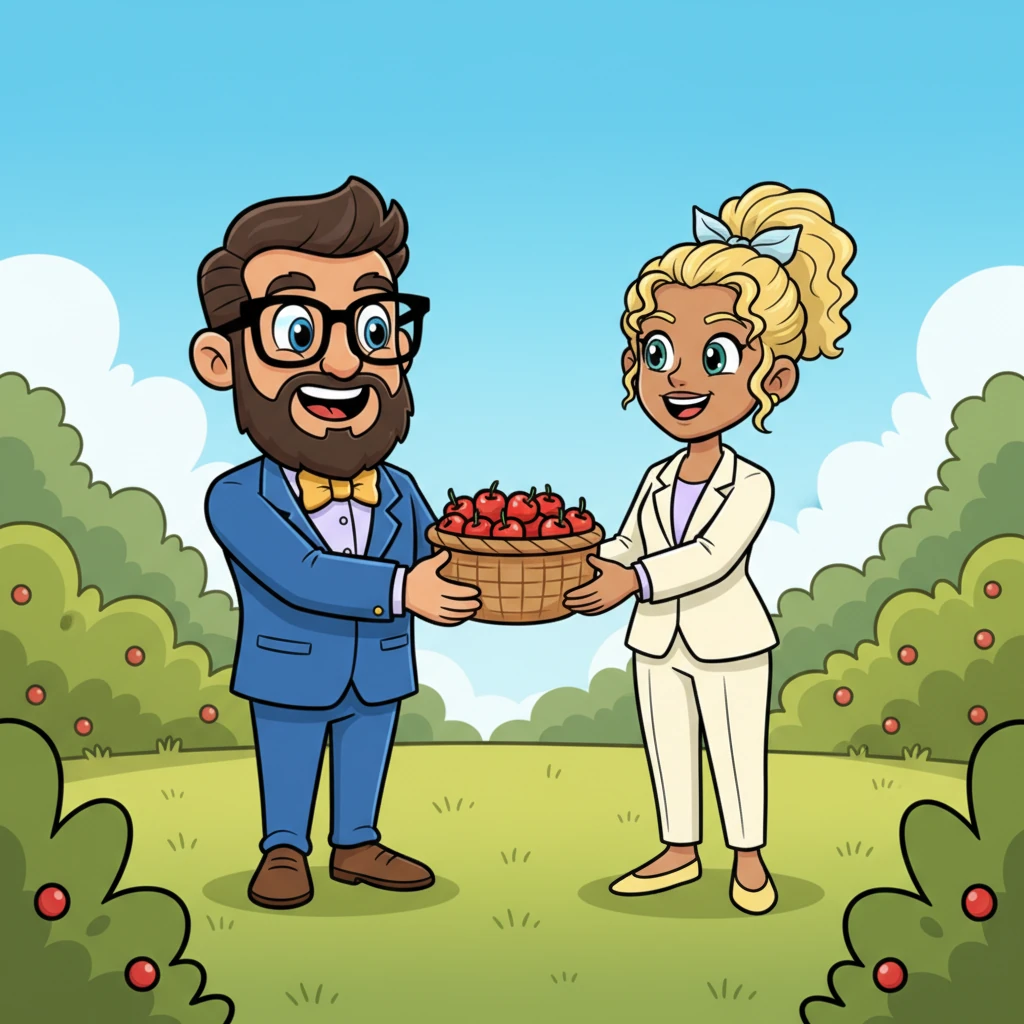 Pip had a special talent for finding the juiciest berries, but he didn't share his secret spot with everyone all the time. Instead, he would bring a small, perfect basket of berries to share with his closest friends. Because his berry gifts were rare and thoughtful, they were always cherished and appreciated.