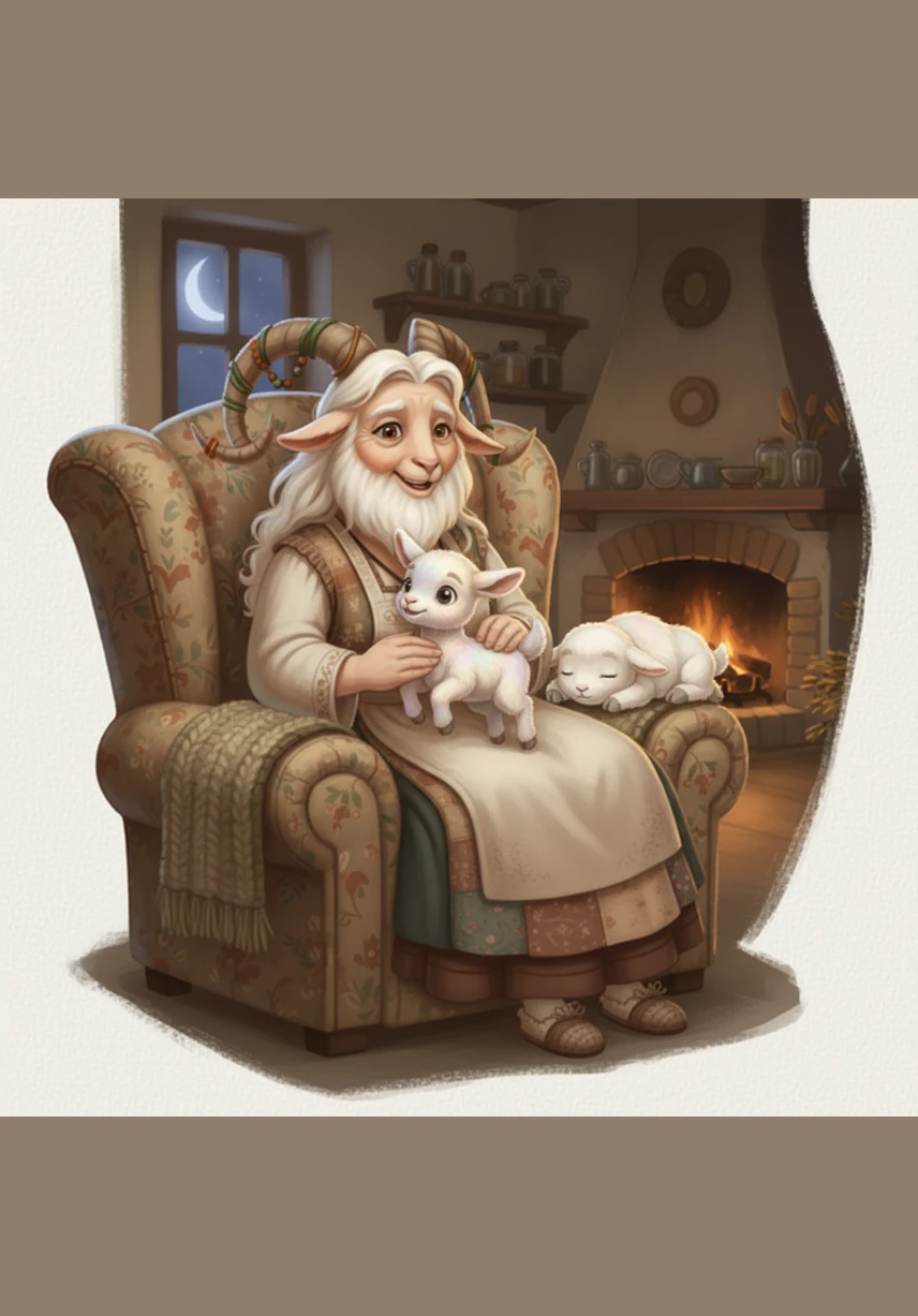 Grandma goat trots into the room with a twinkle in her eye, holding a colorful, hand-drawn map titled the Holiday Survival Guide. She explains that the secret to a great holiday isn't doing nothing, but finding a tiny adventure in every single day.