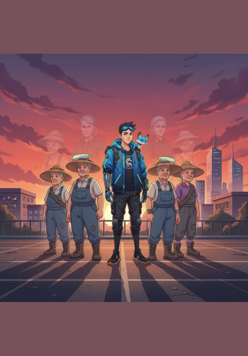 晚霞映红了天空,林远站在校园的操场上,目光坚定地望向远方。他深知,作为强国一代,继承传统、赓续血脉、开创未来,正是他们这一代人最美的青春使命。