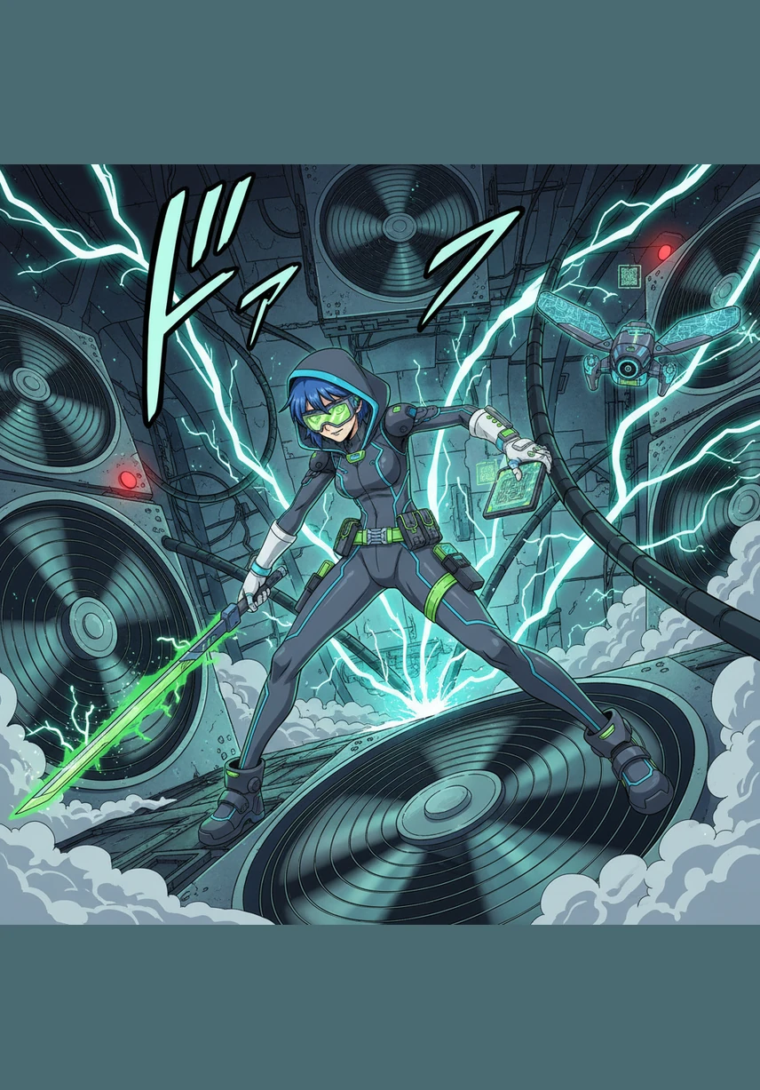 To bypass the sealed elevators, Usamaze must navigate a labyrinth of high-voltage conduits and shifting cooling fans. Sparks fly as he uses his magnetic grappling gear to swing across the humming power core while the floor below begins to overheat.