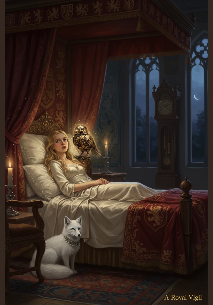 Throughout the night, Eva could not find a moment of peace, tossing and turning against an invisible hardness that seemed to pierce through the fluff. She felt as though she were lying upon a jagged rock that kept her wide awake until the first light of dawn.