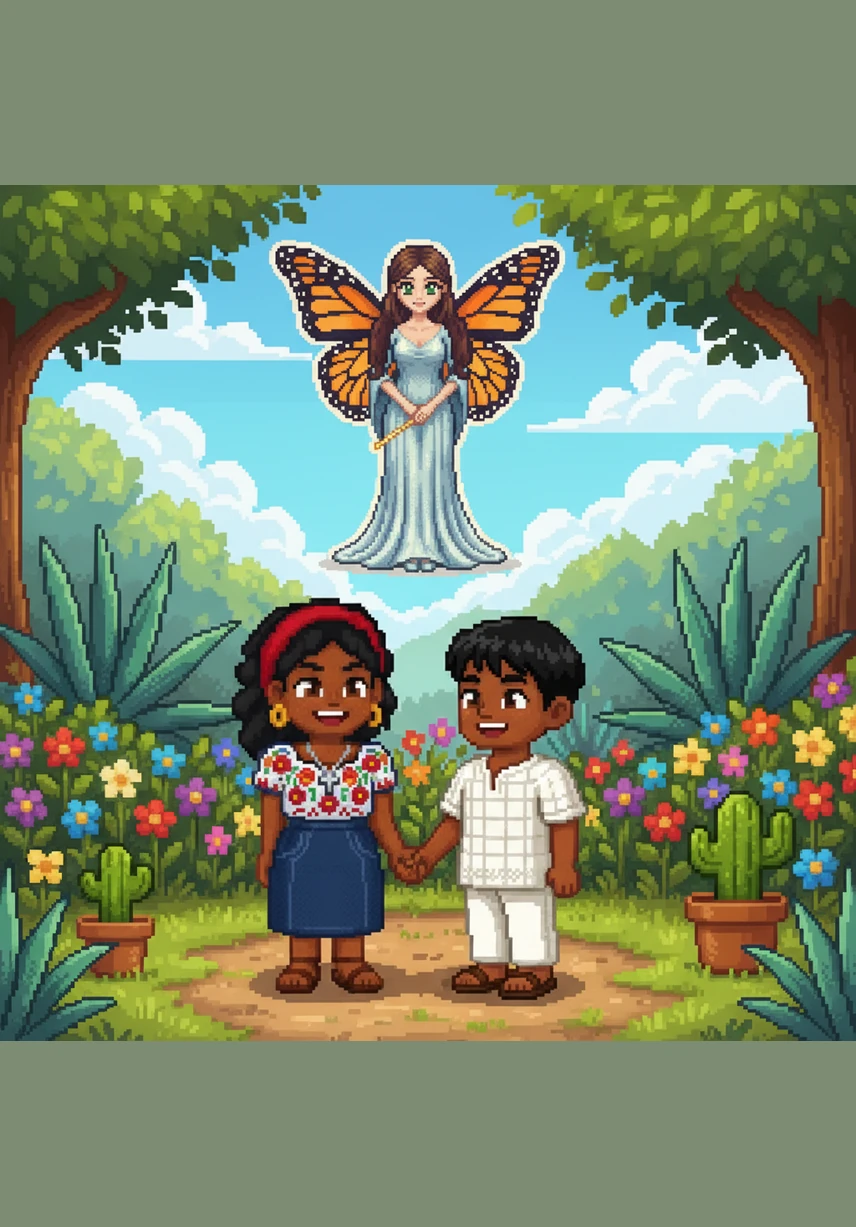 Under the bright Mexican sun, María Lupēz and her best friend Míguel Estonīa played in a garden filled with blooming bougainvillea. María’s energetic dogs barked and wagged their tails, chasing shadows across the warm terracotta tiles of the patio.