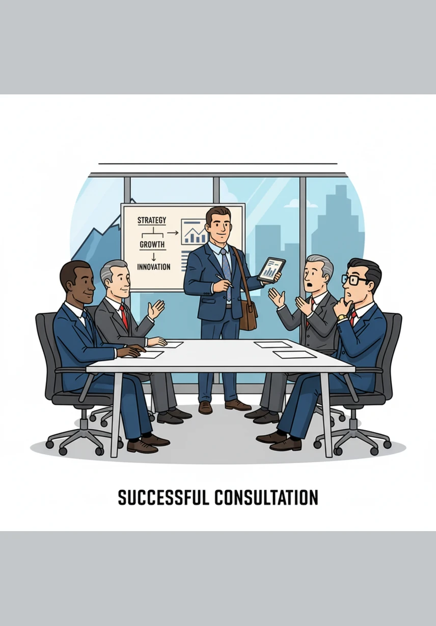 Mit einem ruhigen Lächeln erklärt Lukas dem Geschäftsführer, dass das Problem nicht der Markt oder der Fachkräftemangel ist. Er verdeutlicht ihm, dass sie nach einer unmöglichen Kombination suchen, die in der Realität kaum existiert.