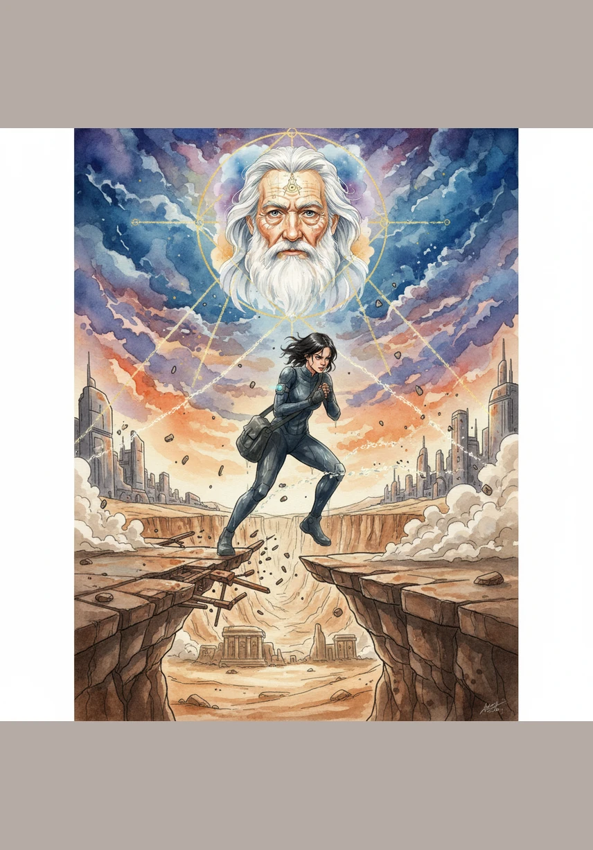 At the edge of the city, Elara will find the main server cable and will finally click the button to disconnect her soul from the machine. She will delete her social media profile and leave her tracking device behind in the glowing, electronic dust.