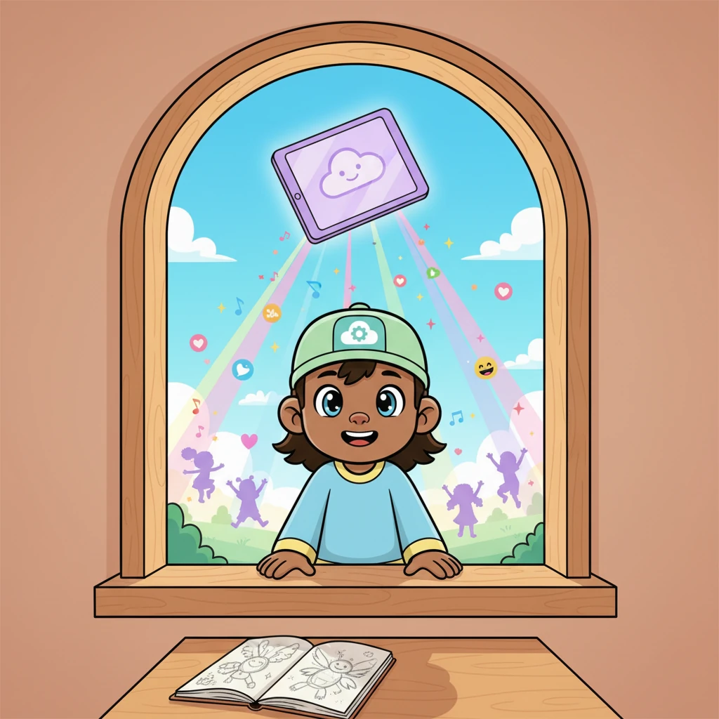 Ela, penceresinden dışarı bakıp gülümsemesini izledi. Kendi "uygulamasının" dünyaya neşe getirdiğini biliyordu. Şimdiden bir sonraki harika yaratığını hayal etmeye başlamıştı.