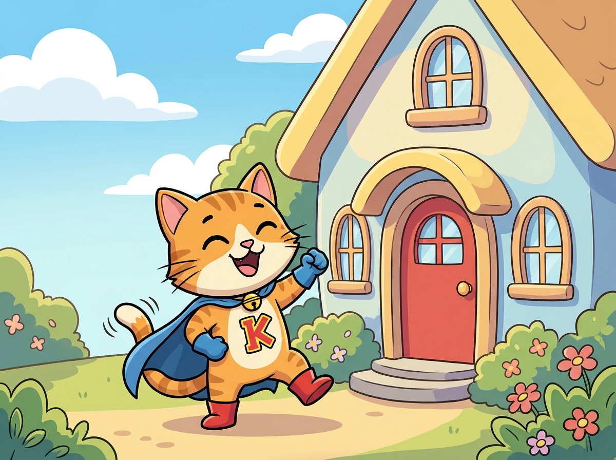 Sesampainya di rumah Mimi, Kiko merasa sangat bahagia. Ia menyadari bahwa meskipun ia masih takut pada kegelapan, ia telah belajar bahwa keberanian bisa mengalahkan ketakutan.