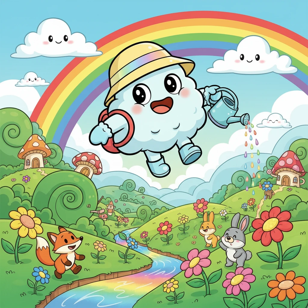 The Little Cloud Who Wanted to Help - friendship