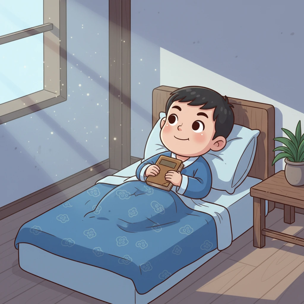 夜晚，小明躺在床上，回想着白天发生的一切。他发现，当他运用《论语》中的智慧时，身边的人都变得更快乐，世界也变得更和谐。他感到内心充满了力量，也对未来充满了期待。