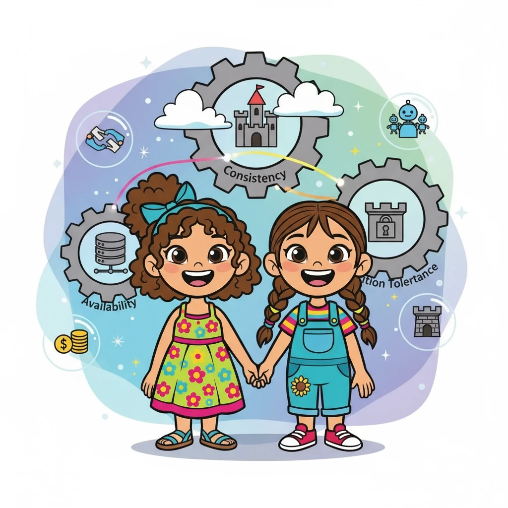 Un gráfico visual del Dilema CAP muestra ejemplos de sistemas que priorizan diferentes combinaciones. La complejidad de la elección es clara, mostrando las diferentes opciones y sus implicaciones.