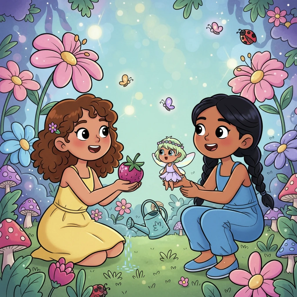 Mya and Hana Help Lilly the Fairy