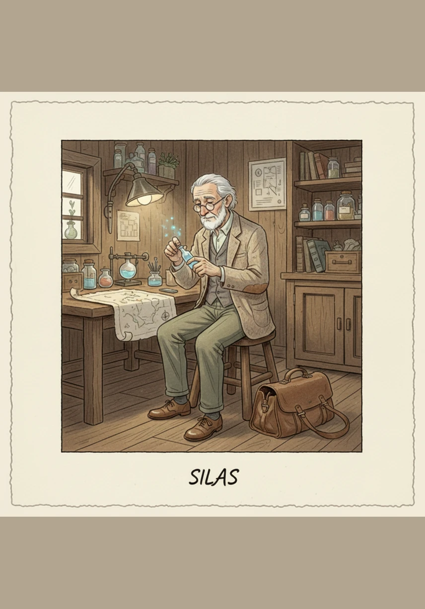 Silas began to knit tiny, shimmering blankets out of soft sheep’s wool and threads of captured moonlight. He wanted to be prepared for whatever wonder was currently preparing to enter their peaceful, slow-paced world.