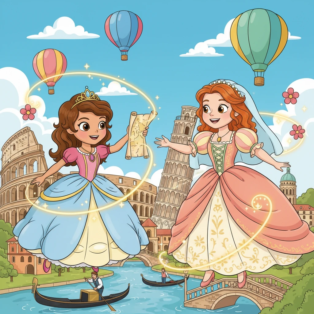 The Sisters' Italian Adventure - fairy-tale