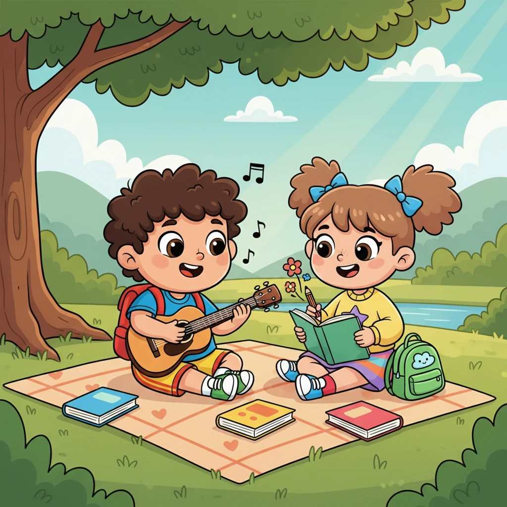 Slowly, words began to bloom between them, revealing shared joys. They loved tranquil afternoons, the melodies of old songs, and books that sparked deep thought. Madison confessed to writing nightly stories in a notebook, while Carlos shared his secret of playing guitar to untangle his thoughts.
