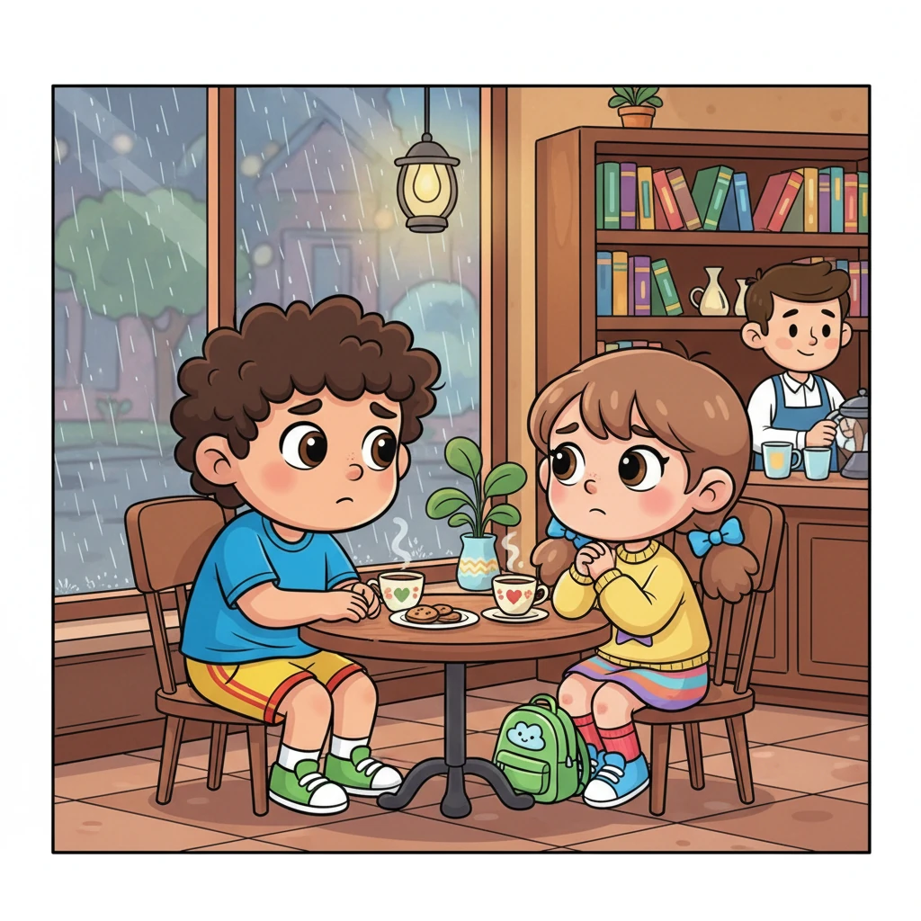 One rainy afternoon, they sought shelter in a cozy, old cafe, raindrops blurring the world outside. Madison, her voice soft, admitted her fear of trusting again, having been hurt before. Carlos looked at her earnestly, confessing his own fear: "I'm afraid of not trying."