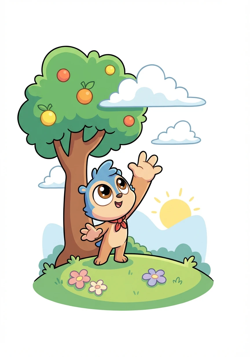 "I want to grow taller than the tallest tree!" Pip whispered to himself one day. "I want to touch the clouds!"