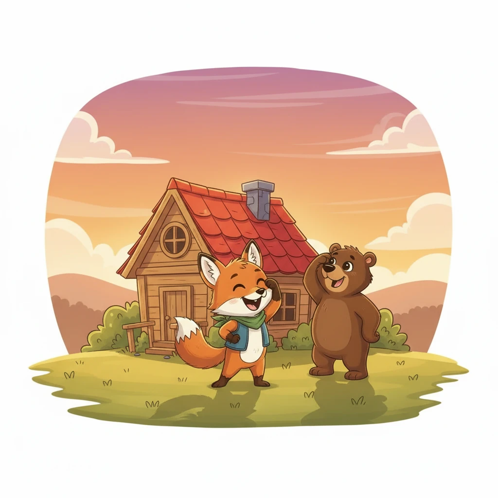 Күн батар кезде, достардың үйінің төбесі жаңарып, бұрынғыдан да әдемі болып шықты. Олардың маңдайынан тер ағып, бірақ жүздерінен қуаныш пен мақтаныш көрінді. Олар өз еңбектерінің жемісін көрді.