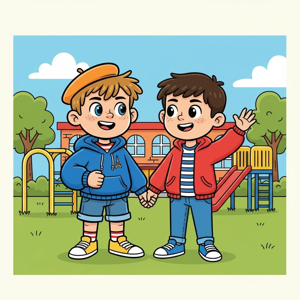 Plus tard, dans la cour de l'école, Ziad et Nizar, désormais inséparables, se promirent une amitié éternelle. Ziad avait sauvé son ami, non seulement physiquement, mais avait aussi renforcé les liens de leur amitié.