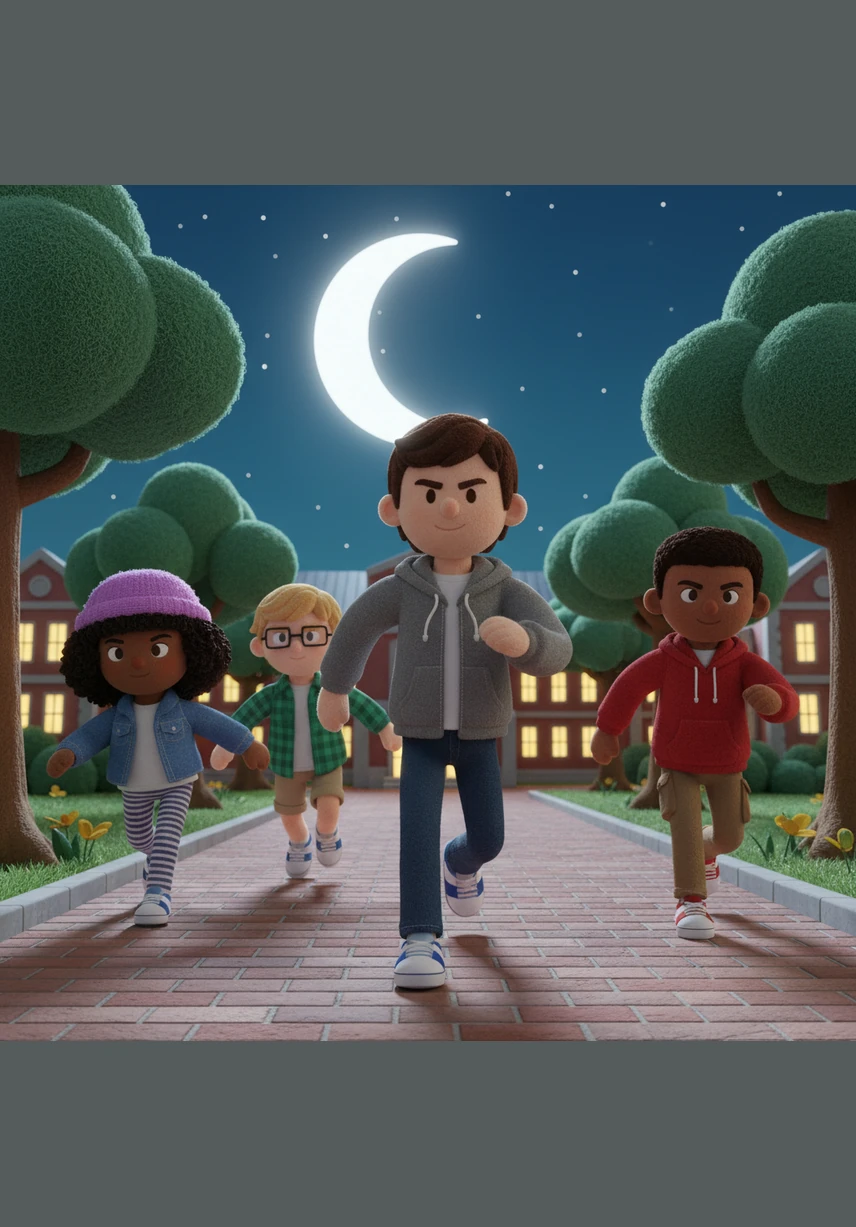 They hurried out into the cool night air, guided by the moonlight and the mental map they had just memorized. The campus felt different now, alive with the whispers of the thousands of students who had walked these paths before them.