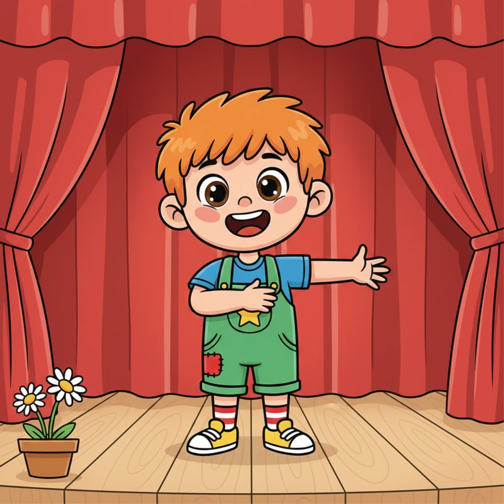 Артемка вышел на сцену, немного смущаясь. Его щёчки порозовели, но он глубоко вздохнул и, глядя прямо на маму и бабушку, звонким голосом прочитал своё стихотворение. Каждое слово было наполнено любовью.