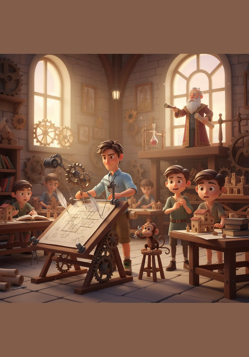 Marco worked in a legendary architectural workshop where apprentices spent years mastering the art of design. While his peers practiced their strokes and studied complex physics, Marco spent his time looking for ways to finish his tasks faster than everyone else.
